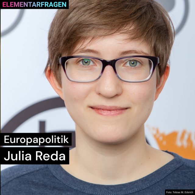 Europapolitik: Julia Reda | Elementarfragen